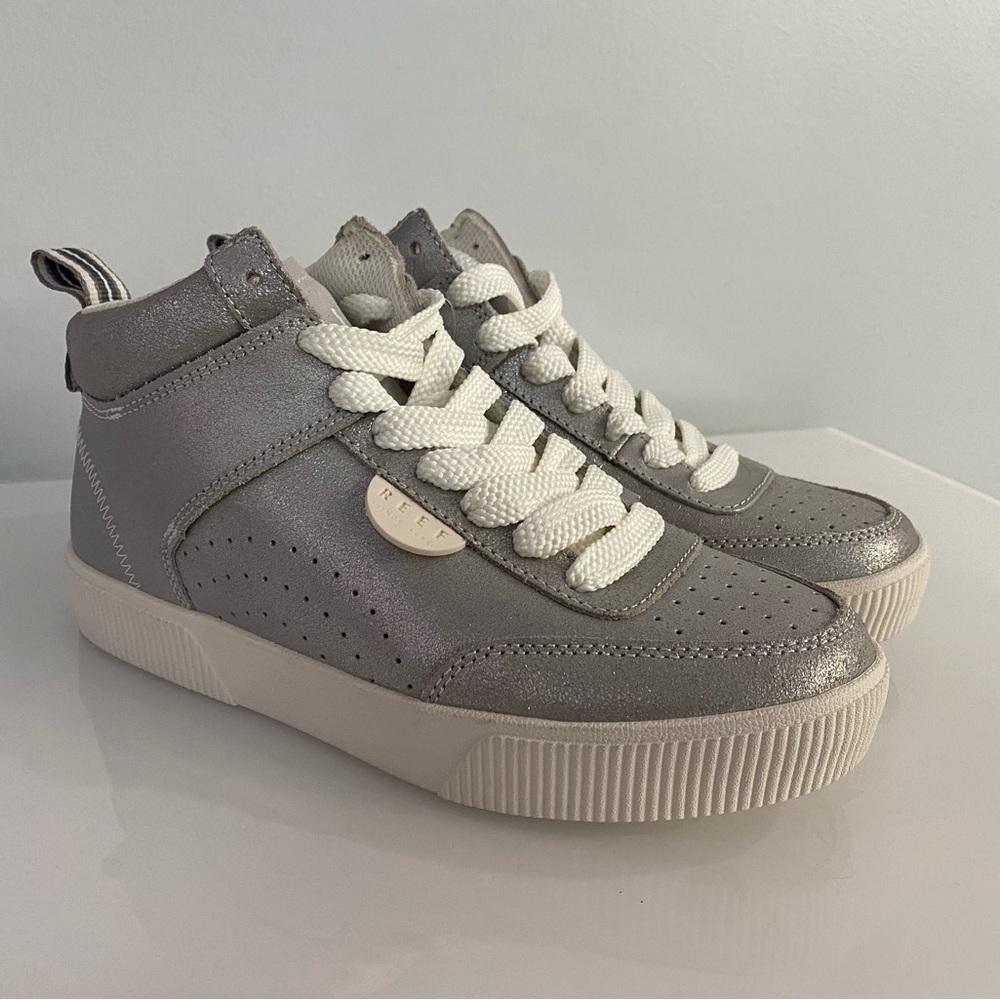 Reef White and Gray Sneakers